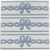 Generico Piastrelle Decorative in Ceramica, Stile Vintage con Motivo a Nastro e Fiocco Blu, 20x20 cm, vendita 1 mq! (25) Pezzi per Metro Quadrato