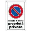 Targo timbri CARTELLO DIVIETO DI SOSTA P.P. 30x 45 ALLUMINIO [TARGOTIMBRI ]