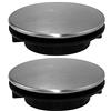 BODYA - Tappo per lavello da cucina, Copriforo, Tappo Rubinetto, in acciaio inox, 2 pezzi, 36 mm