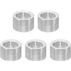 PATIKIL M4 Distanziali in Alluminio, 5pz Distanziali Metallici in Alluminio 4,1mm ID x 6mm OD x 4mm L Distanziali Alluminio a Vite Separata Rotondi per Viti 5/32 M4