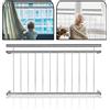 Froadp 90x156cm Ringhiera da Terrazze in acciaio inox Francese Ringhiera Parapetto per Balcone e Recinzioni(12 Barre di Riempimento)