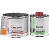 MG PRIME Pantone 158C Orange Vernice acrilica satinata 0,75 litri / 750 ml in barattolo incl. indurente