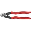 KNIPEX Cesoia per funi in acciaio forgiata rivestiti in resina sintetica 190 mm, 95 61 190