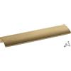 SOTECH 5 pezzi maniglie per mobili Blanket Alex look ottone spazzolato 200 mm maniglie per il montaggio sul fronte interno incl. viti di fissaggio