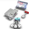 SECUREMME CUORE DI RICAMBIO DOPPIA MAPPA ANTI-PICKING DX DESTRO 3 CHIAVI + 1 DA CANTIERE,ANTIMANIPOLAZIONE LUNGHEZZA TOTALE CHIAVE MM 95 PER SERRATURE SERIE 25