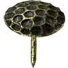 bricoleva.it Bullette ornamentali decorative, chiodini per tappezzeria e arredamento, bullettone ornamentale in metallo, accessori decorativi in ferro con decorazioni nere(13mm.,25 pz.)