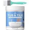 Genérico Paint Kit - Tile Paint Kit | Bathroom Tile Paint Kit | Bathtub Cover-up Kit Water Based For Bathtubs, Sinks, Countertops, Floors | Quick-Dry Refinishing Kit For Bathroom, Bath Refinishing Kit