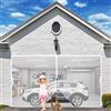 WEIZON Zanzariera Magnetica Porta 200x240cm Finestra in Fibra di Vetro Chiusura Automatica Tenda Porta Magnetica Punch 0 per Casa Ufficio Facile Da Installare Bianco