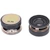 Aexit 2Pcs 40mm 4 Ohm 3W Altoparlante magnetico esterno a conchiglia in metallo ner-o ID: 982609