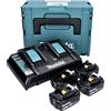 Makita 197720-6 - Kit Power Source Li 18,0 V con 4 batterie 3 Ah