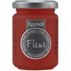 FLEUR DESIGNER'S PAINT | EGGSHELL Smalto Multisuperficie Satinato, Senza Carteggiare, 130 ml, F36 Cherry Lips, a Base Acqua, Lavabile, Altissima Resistenza, per Interno - Esterno, Made in Italy