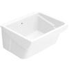 Ceramica Dolomite Vasca lavatoio 75 cm da appoggio serie Messico senza sponda (LxP): 75x61 cm, ceramica bianca