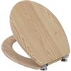 FERIDRAS 183001-B Copriwater, Legno, Acero, 5x37x45 cm