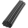 CHUEHKAK 25 Pezzi Bastoncini Colla a Caldo Nero, 11 x 270 mm, Stick per Pistola Colla a Caldo, Fai da Te, Riparazione e Decorazione