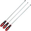 AB Tools 3pc Extra lungo Set cacciavite con piatto Pozi + Phillips Lunghezza 500mm