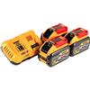 DEWALT DCB118X3-QW - Kit 3 Baterías carril XR FLEXVOLT 54V/18V