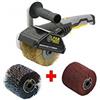 Fartools Pacchetto FARTOOLS 615127: Renovator REX120C + spazzola e cinghie in nylon - Legno speciale, metallo e pietra - Superfici piane o complesse