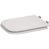 ERCOS Tavoletta Wc Universale H 433 MM L 346 MM, Sedile Wc Con Cerniere Cromate Interasse 160 MM, Copriwater Colore Bianco