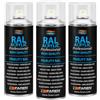 FAREN RAL ACRYLIC, Vernice spray Acrilica 100%, Smalto FIDELITY RAL, Colori Brillanti a Rapida Essiccazione, 400ml (3, RAL 8016 MARRONE MOGANO)