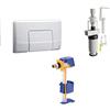 Ferramenta Beltrami Kit ricambi cassetta incasso oli Diamante 1 prima del 1999 - Placca 6030 valvola 037106 galleggiante 091096