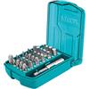 TOTAL - Scatola di 30 punte magnetiche per cacciavite | Lunghezza 25 mm | 4 piatte, 6 Phillips, 5 Pozidrive, 7 Torx, 4 esagonali e 4 testa quadrata | Con adattatore rapido
