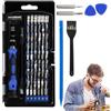 Stibtmr Set di cacciaviti di precisione 62 in 1, kit di cacciaviti elettrici - Cacciavite per riparazione computer 62 in 1 - Cacciavite elettrico con impugnatura antiscivolo per elettronica, cacciavite a cric