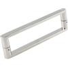 Generico Maniglia For Porta Scorrevole For Fienile,doccia,porte Scorrevoli Rettangolari/maniglia For Porta A Battente,facile Da Installare,for Centri Commerciali E Docce(Silver-2,Hole Spacing-16cm)