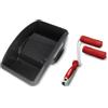 Nespoli - Kit Pittura Murale con Bacinella EasyTouch, Mini Rullo per Pittura da 11 cm e Ricambio Rullo - per Pitture a Solvente, Facile Utilizzo e Pulizia