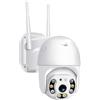 Generico TELECAMERA IP CAM PTZ WIFI CAMERA DOME WIRELESS ESTERNO SPEED ZOOM MICRO SD 4MM
