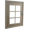 Home Idea Italia Home Idea Finestra in legno per casetta mis 61 x 81 cm con apertura laterale, Senza Plexiglass