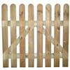 Mondo Verde Srl Cancello Cancelletto Recinzione in legno impregnato autoclave 100x100H cm