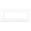 AVE SPA Placca Rettangolare 7 Moduli Young44 Bianco - AVE SPA 44PJ07B
