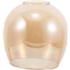 Luxshiny Paralume e Design Vintage Color Arancia in Vetro di Ricambio Vetro Resistente Luce Soffusa per Lampade a Sospensione e Applique per Decorazioni Casa