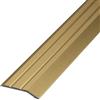 Gedotec Barra di transizione compensazione dislivello oro autoadesiva | 1 pezzo profilo alluminio 2000 mm | giunto di dilatazione 2-5 mm | barra senza forare, 200 cm (2 m)