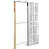 PORTE ITALIANE Controtelai a Scomparsa per Porte Scorrevoli - Versione Classico - Controtelaio Interno Parete in Cartongesso 60x210 cm