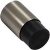 Gedotec Fermaporta di design in acciaio inox per montaggio a parete, moderno, profondità: 48 mm, cuscinetto in gomma da 16 mm, robusto tampone da parete con materiale di fissaggio, 1 pezzo, per porta