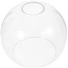 IWOWHERO Paralume in Vetro a Sfera Bolle, Copertura Lampada E27, Installazione Semplice, Protegge la Lampada, Adatto per Lampade a Sospensione da Soffitto, Stile Elegante e Atmosferico