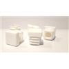 OL 20 tappi bianchi, per tubi quadrati, spessore parete tubo 1,5-2 mm, tappo con lamelle, Materiale: plastica/polietilene/PE