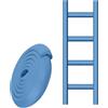 Generic Copri-scaletta Per Letto A Castello Da 6.5 Ft, Protezioni Angolari Morbide A L, Fodera Autoadesiva In Schiuma Per Il Comfort Dei Piedi Sui Gradini Delle Scale(Blue,1pc)