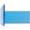 DECOR ITALY Lastra Policarbonato Alveolare EXOLON 3000x1050 mm SPESSORE 10 mm 4 Pareti BLU