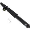 Yuanpgky Palo di centraggio telescopico in lega di alluminio 52-150 cm per stazione totale GPS RTK, nero, diametro 21/24/27/30 mm, rilevamento portatile a 4 sezioni