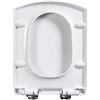Keebgyy QYLJZB Sedili da bagno multifunzionali a chiusura silenziosa, rettangolari, spessi, silenziosi, accessori da bagno rimovibili compatibili con tutte le WC standard