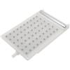 Buguuyo Sostituzione Schermo Doccia a Pioggia Rettangolare Piastra Ugello Spruzzatore Superiore Con Foro 6X10 Per Soffione Doccia a Cascata Effetto Pioggia Per Bagno Con Inserto Doppio Tub