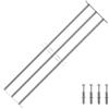 vidaXL Griglia Regolabile 3 Barre Trasversali 1000-1500mm Protezione Finestre