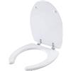 vet italy Vetrineinrete® Copriwater universale per disabili tavolatte wc da bagno in legno mdf con cerniere P63