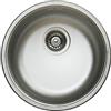 WEBMARKETPOINT Lavello cucina a pozzetto in acciaio inox da incasso diam. 43.5 cm