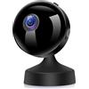 Oikabio Telecamera di sicurezza wireless per esterni, 1080p, telecamera di sorveglianza WiFi per interni e casa, con visione notturna esterna