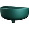 Varile Bacino di scarico multifunzionale in plastica verde con attacco combinato per giardino, campeggio e camper - Include filtro per capelli, accessori e design robusto (Verde)