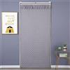Surwin Tenda da Porta con Isolamento Termiche, Termica Isolante Freddo Inverno Tenda Termica per Porta Anti Freddo e Oscuramento per Balcone Soggiorno Cantina (90 * 210cm,Grigio)