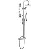 Paffoni ZCOL621CR Colonna doccia regolabile MASTER TOP completa di: deviatore, supporto scorrevole tondo, doccia MASTER in metallo, miscelatore SK168RCR